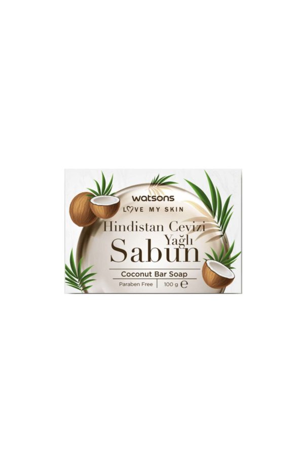 صابون جامد اورجینال برند Watsons مدل Coconut Oil Hand Soap 100g کد 212844484
