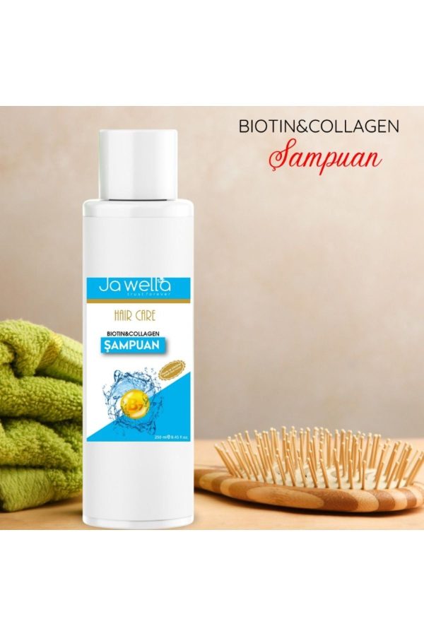 شامپو اورجینال برند Ja wella مدل Biotin Collagen Shampoo کد 832380508