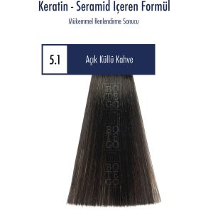 رنگ مو اورجینال برند Botegohair مدل Botego Milano Profesyonel Krem Boya کد 672377724