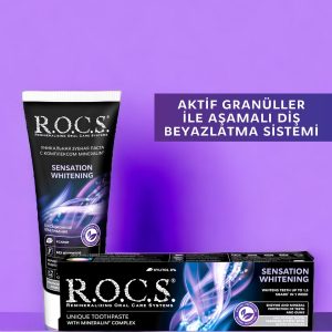 خمیر دندان اورجینال برند R o c s مدل Whitening Toothpaste and 2 Toothbrushes کد 32053994