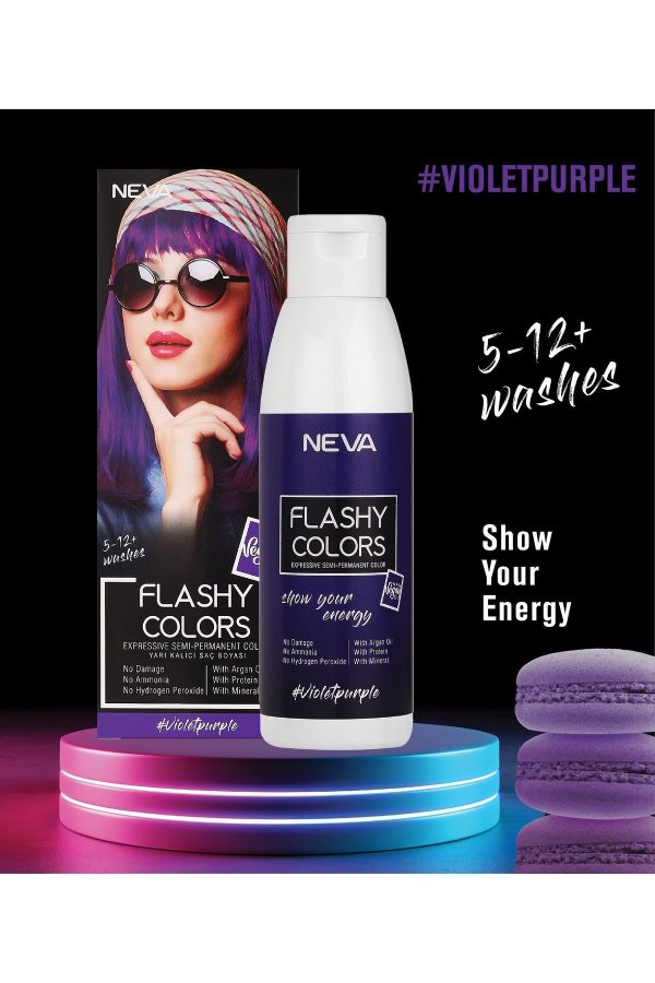 رنگ مو اورجینال برند Neva flashy colors کد 807305532 - Image 2