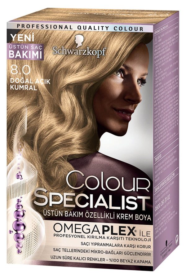 رنگ مو اورجینال برند Color specialist مدل Natural Light Blonde 8-0 کد 916676