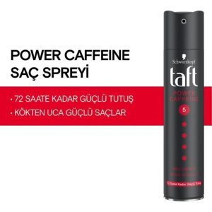 اسپری مو اورجینال برند Taft مدل Power Kafein Sprey 250 ml کد 101398359