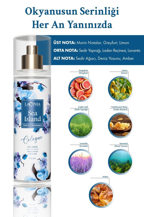 ادکلن اورجینال برند Lacinia مدل Sea Island 150 ml کد 770368424 - Image 3