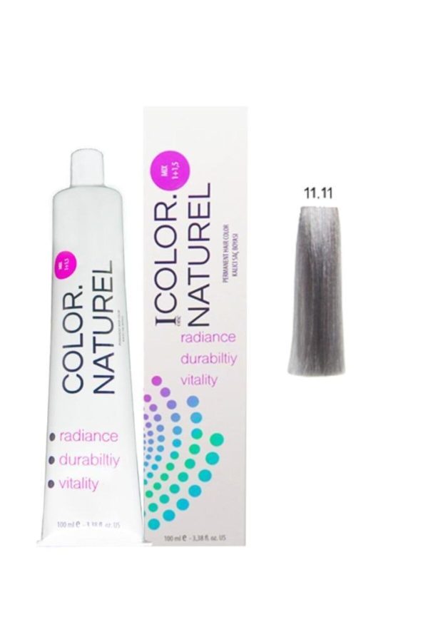 رنگ مو اورجینال برند Color naturel مدل 1111 Ashy Platinum کد 6562373