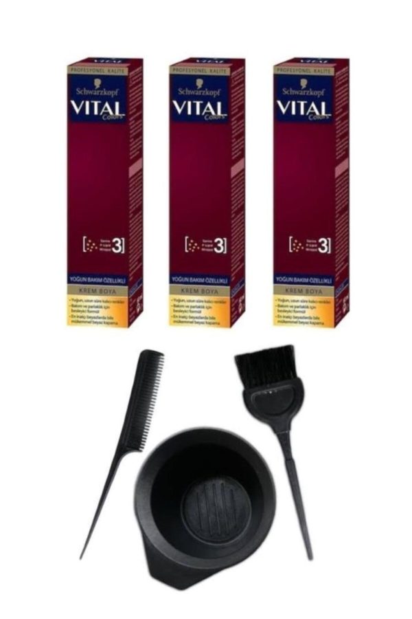 رنگ مو اورجینال برند Vital کد 71312139