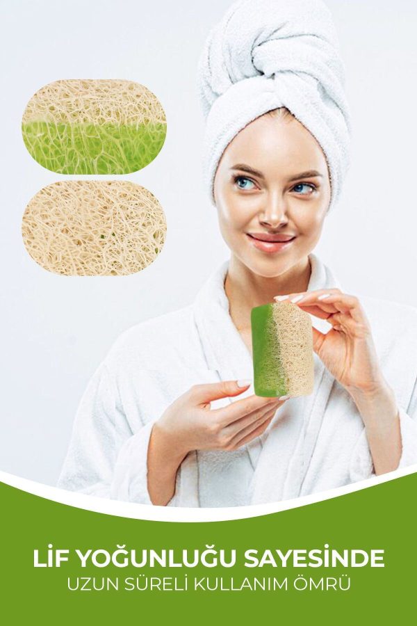 صابون جامد اورجینال برند Proclis مدل Natural Loofah Aloe Vera Soap کد 771126917 - Image 2