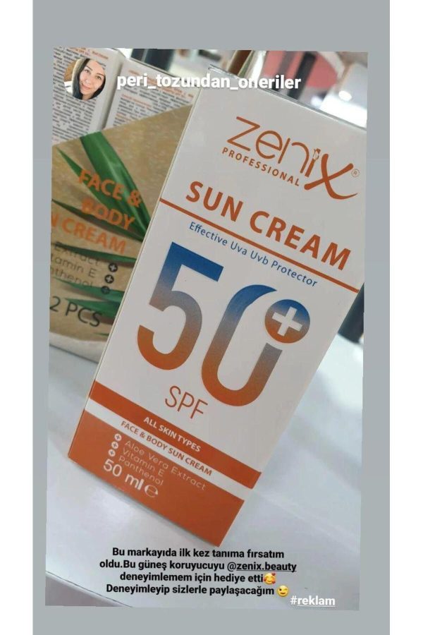 ضد آفتاب بدن اورجینال برند Zenix مدل 50+spf 50 Ml کد 695118593 - Image 5