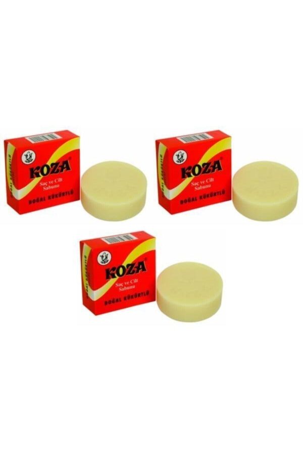 صابون جامد اورجینال برند Koza مدل Natural Sulfur Soap, 3 Pack کد 79575048