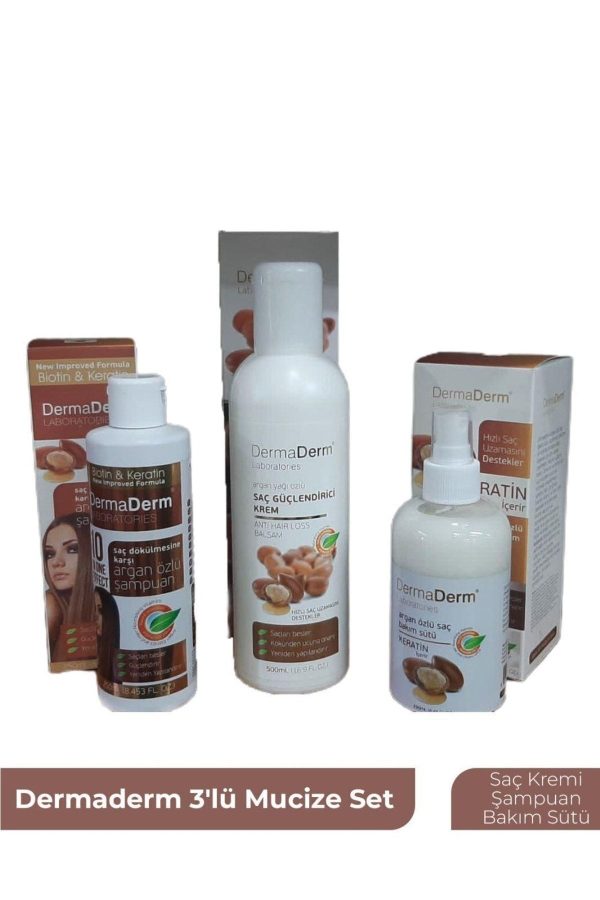 ست مراقبت از مو اورجینال برند Dermaderm کد 412411989 - Image 2
