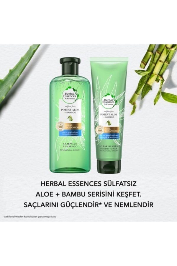 شامپو اورجینال برند Herbal essences مدل Aloe Power Plus Bamboo کد 785240405 - Image 5
