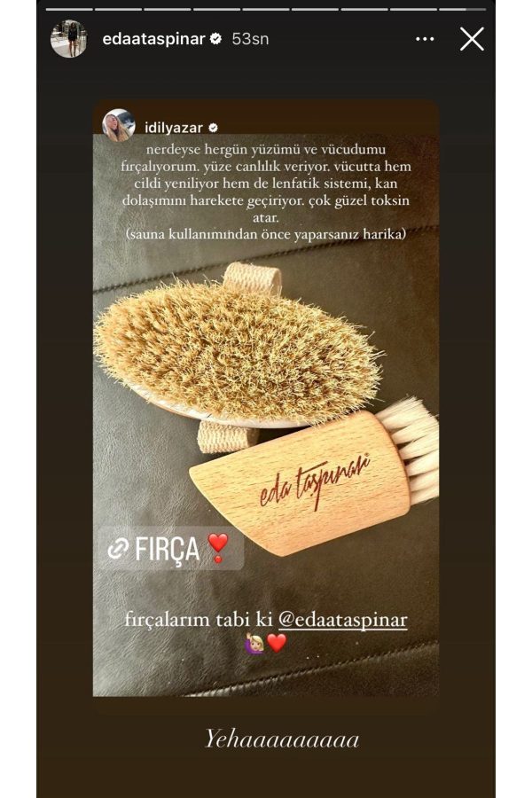 برس سلولیت اورجینال برند Eda taspinar مدل Natural Horsehair Brush کد 1069268 - Image 3