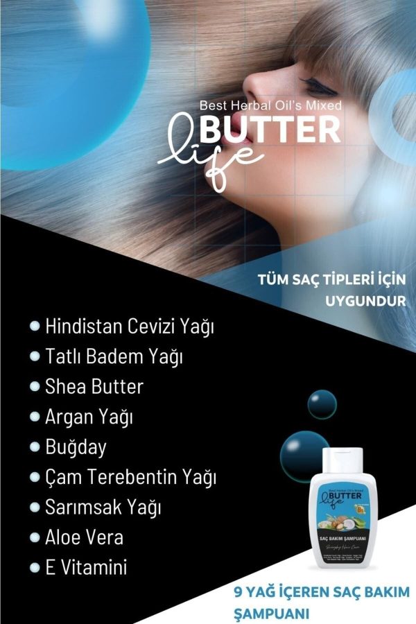ست مراقبت از مو اورجینال برند Life butter کد 222482142 - Image 5