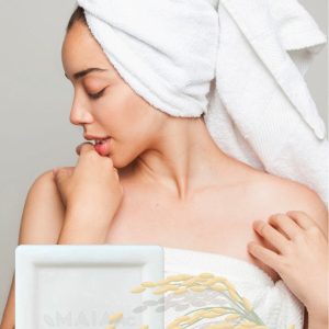 صابون جامد اورجینال برند Maia mc مدل 150 gr Rice Soap کد 730800237