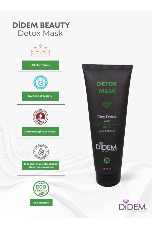 ماسک صورت اورجینال برند Didem beauty مدل Detox Mask 75 ml کد 636192618 - Image 7