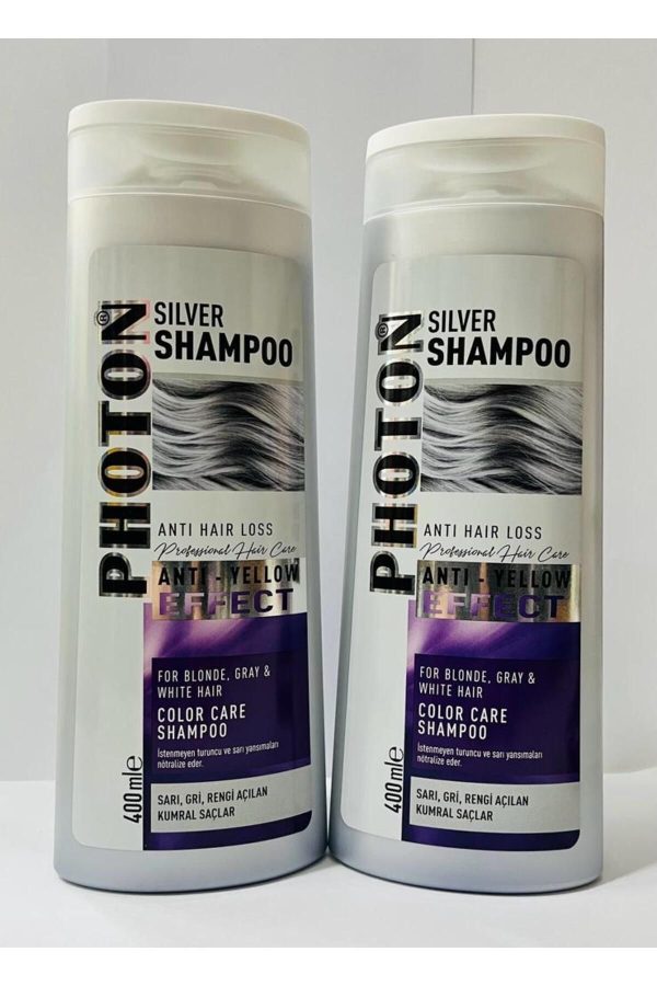 شامپو اورجینال برند Photon مدل Silver Mor Şampuan 400ml کد 789201650