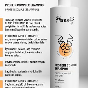 شامپو اورجینال برند Homm life مدل Protein Complex Şampuan 400 ml کد 804348727