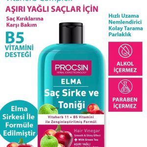 تونیک ضد ریزش مو اورجینال برند Butik مدل Apple Cider Vinegar Hair Tonic کد 832188482