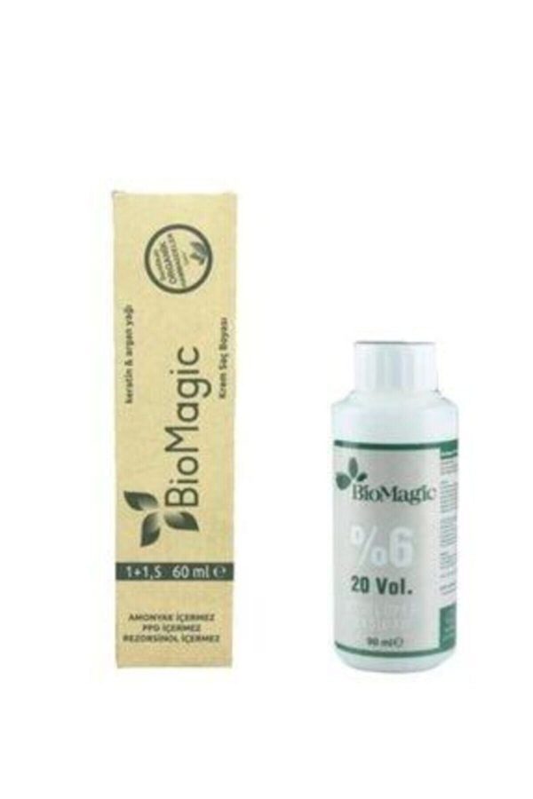رنگ مو اورجینال برند Biomagic مدل Amonyaksız doğal saç boyası کد 66275049