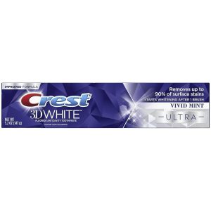 خمیر دندان اورجینال برند Crest مدل 3d White Ultra Vivid Mint کد 356440775