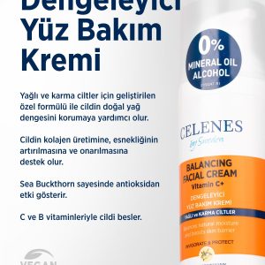 کرم صورت اورجینال برند Celenes by sweden کد 34306882