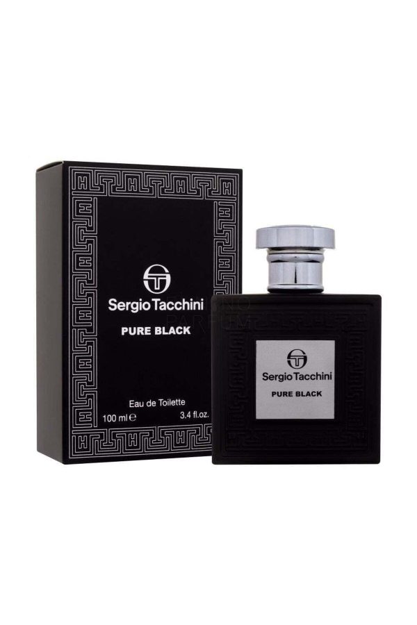 ادکلن اورجینال برند Sergio tacchini مدل Pure Black EDT 100ml کد 798088585
