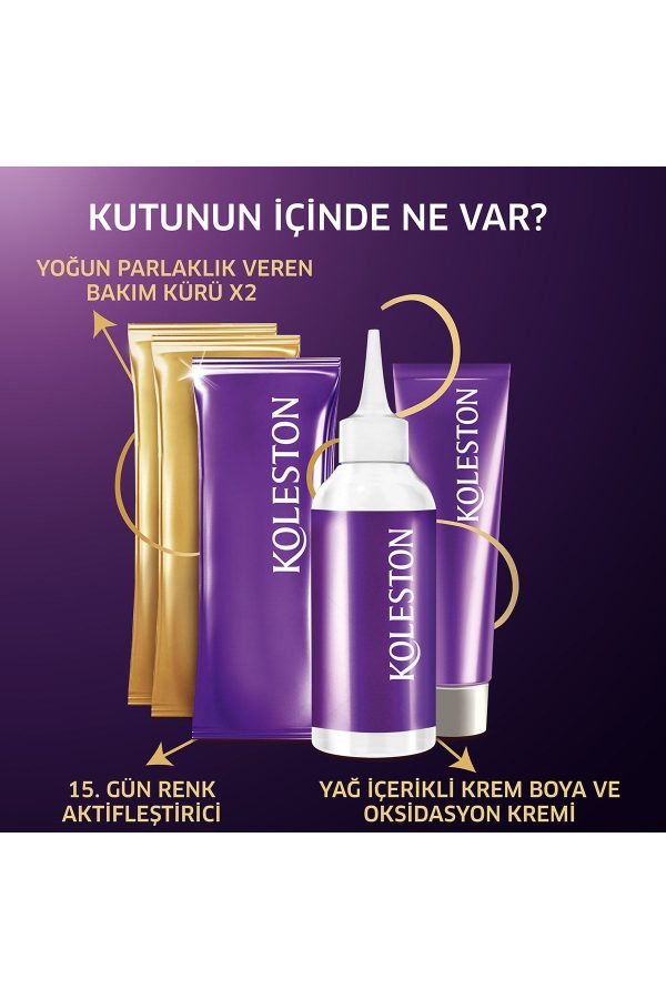 رنگ مو اورجینال برند Wella مدل Koleston Kit Saç Boyası کد 38309042 - Image 7