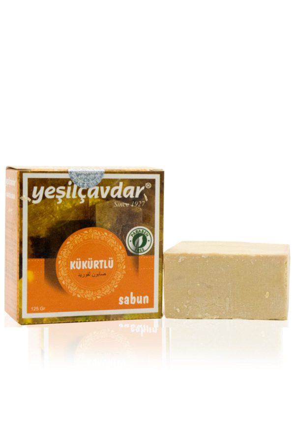 صابون جامد اورجینال برند Yesilcavdar مدل Sulphur Soap 125 gr کد 40724189