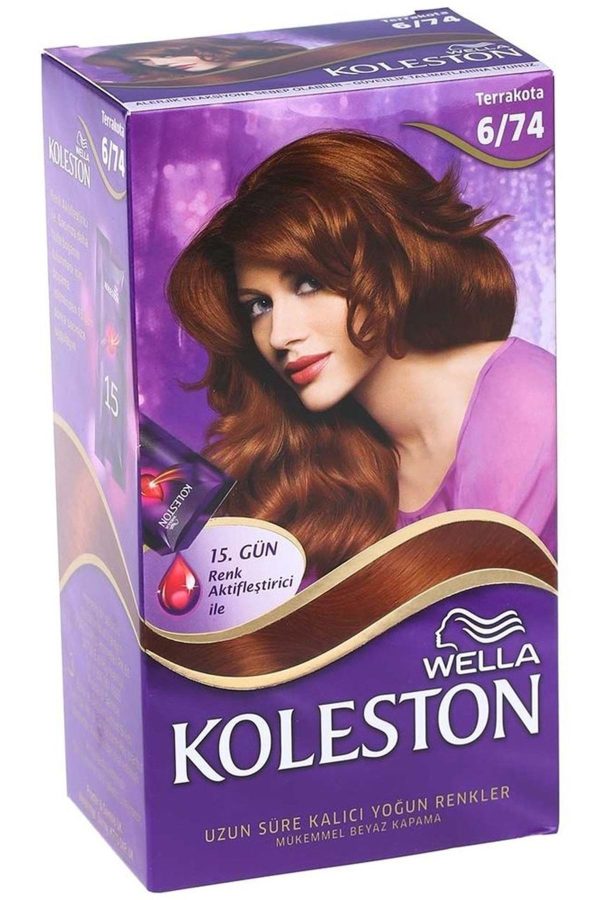 رنگ مو اورجینال برند Wella مدل Set Saç Boyası Terrakota کد 196548786