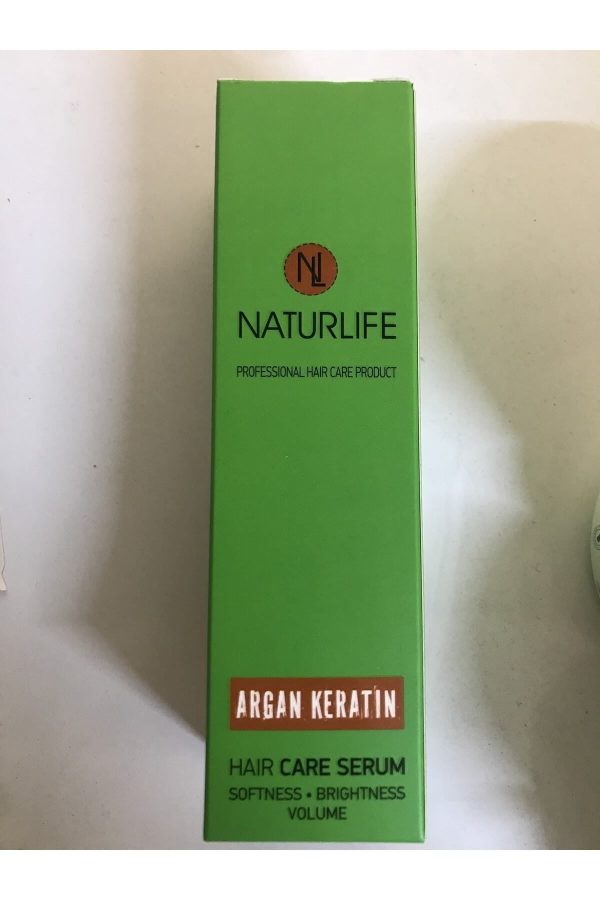روغن و سرم مو اورجینال برند Naturlife مدل Hair Care Argan Keratin Serum کد 389218172 - Image 2