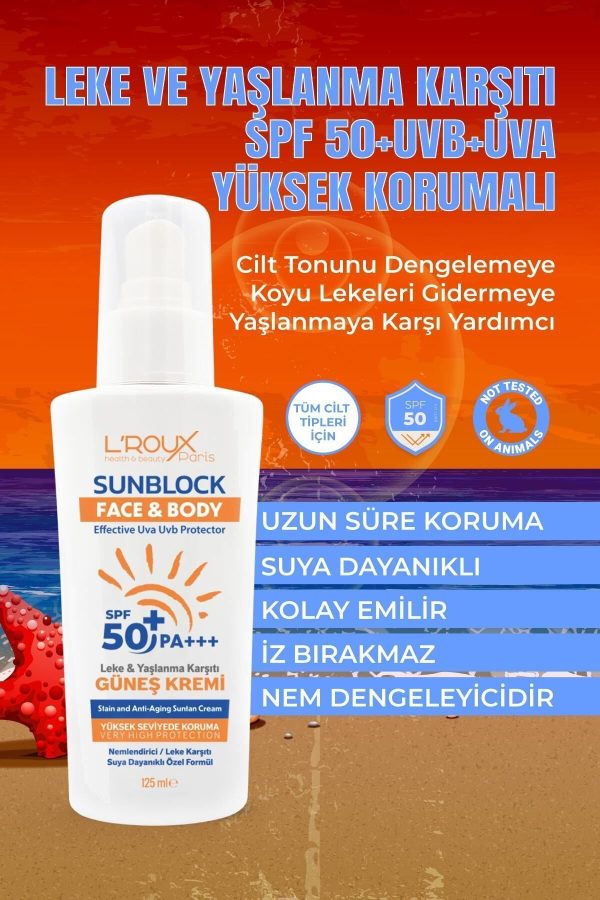 ضد آفتاب صورت اورجینال برند L roux health beauty کد 741988505 - Image 3