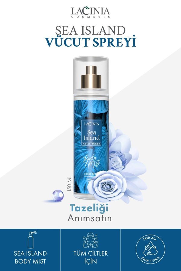 اسپری بدن اورجینال برند Lacinia مدل Sea Island 150 ml کد 770363916