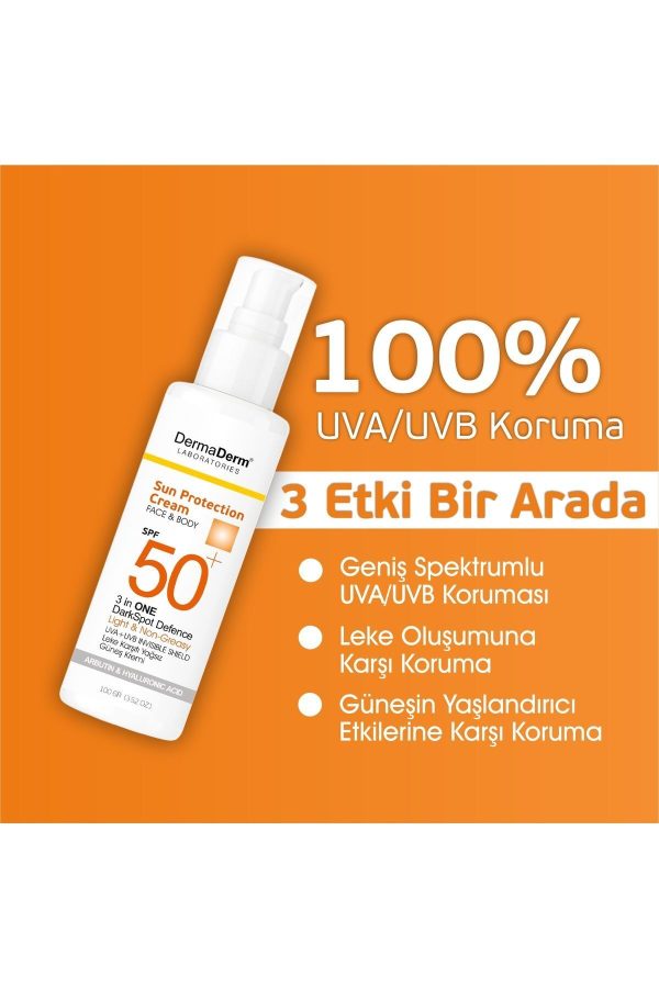 ضد آفتاب بدن اورجینال برند Dermaderm laboratories مدل Sun Protection Cream Spf 50+ کد 829699829