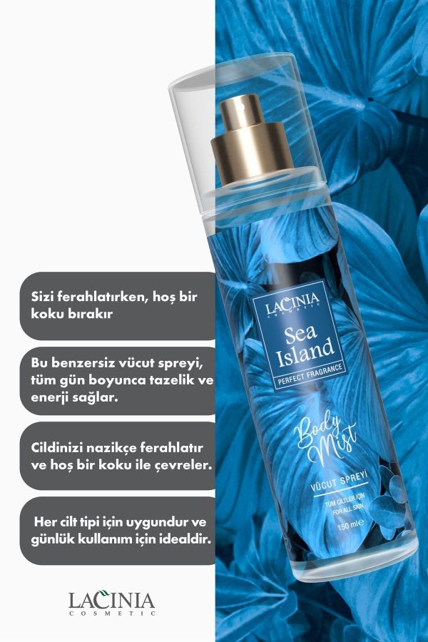 اسپری بدن اورجینال برند Lacinia مدل Sea Island 150 ml کد 770363916 - Image 2