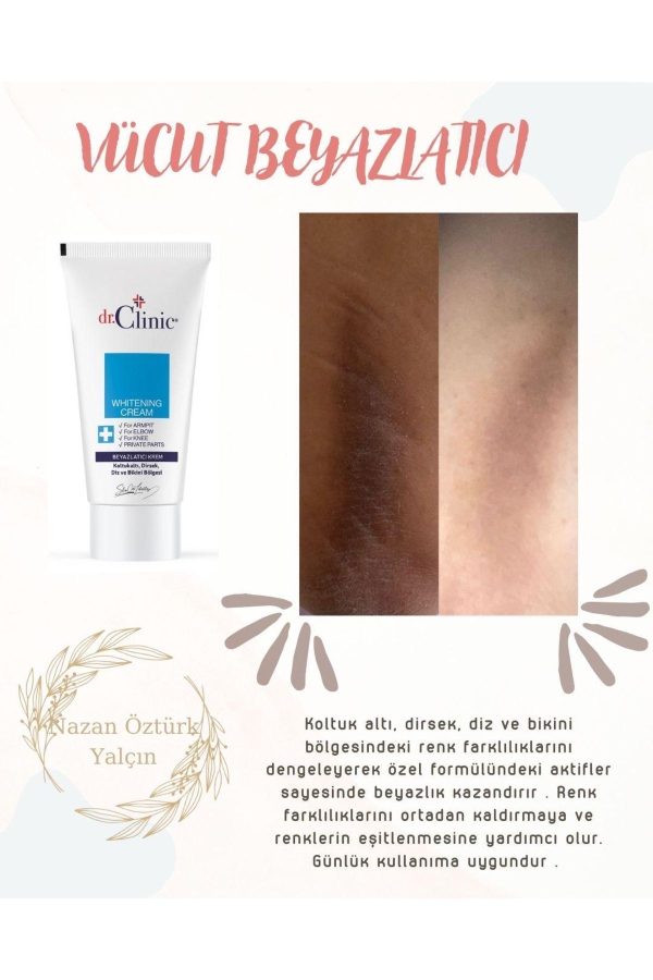 کرم بدن اورجینال برند Dr clinic مدل Body Whitening Cream 50 Ml کد 358166970 - Image 3