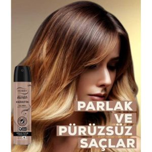 اسپری مو اورجینال برند Hobby مدل Keratin Güçlü Tutuş 250 ml کد 638149869