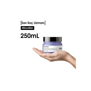 ماسک مو اورجینال برند L oreal professionnel مدل Blondifier Kusursuz Sarışınlık Sağlayan Maske کد 323000840
