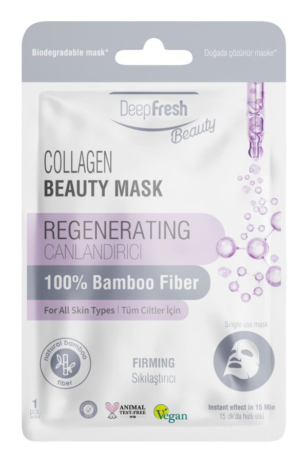 ماسک صورت اورجینال برند Deep fresh مدل Canlandırıcı Sıkılaştırıcı Kağıt Yüz Maskesi کد 765220085
