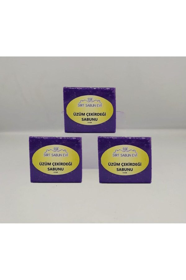 صابون جامد اورجینال برند Siirt sabun evi مدل Grape Seed Soap (3 Bars) کد 48311478 - Image 3