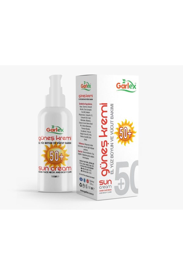 ضد آفتاب صورت اورجینال برند Garlex مدل Sunscreen 50+ Factor 100 ml کد 761604535