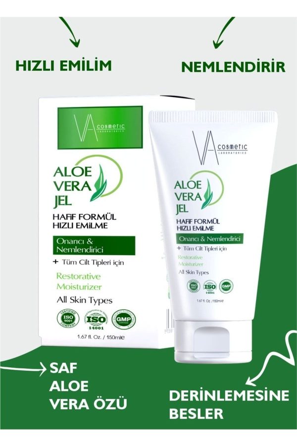 کرم بدن اورجینال برند Va cosmetic مدل Aloe Vera Gel 150 Ml کد 362852088 - Image 2