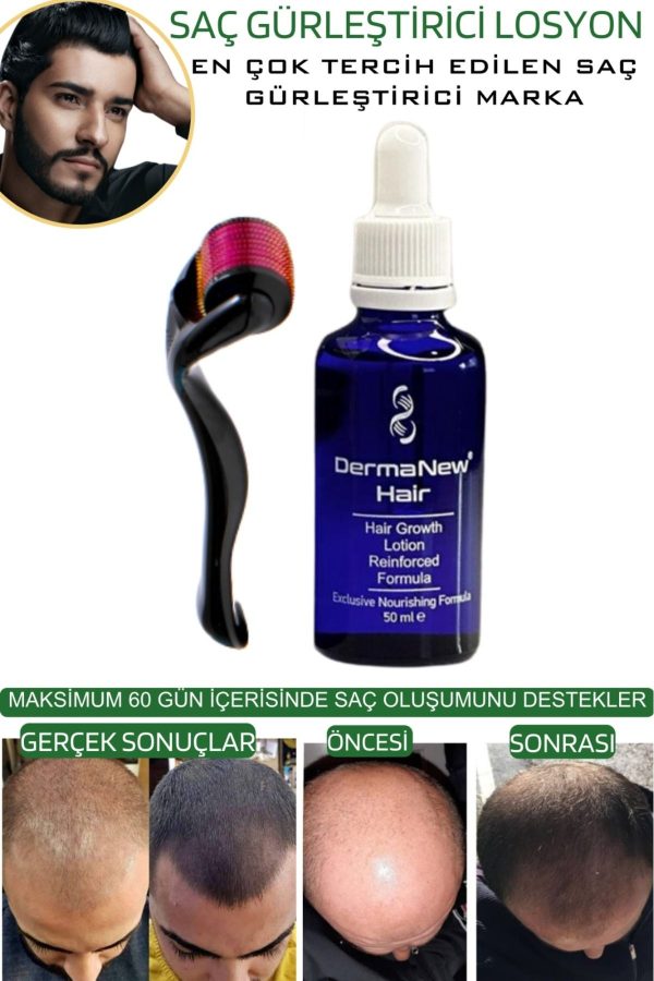 روغن و سرم مو اورجینال برند Dermanew hair مدل Hair Loss Treatment Serum کد 767155384 - Image 6