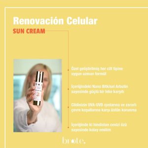 ضد آفتاب صورت اورجینال برند Brote مدل 50+spf Renovacion Celular Uva-uvb کد 717576586