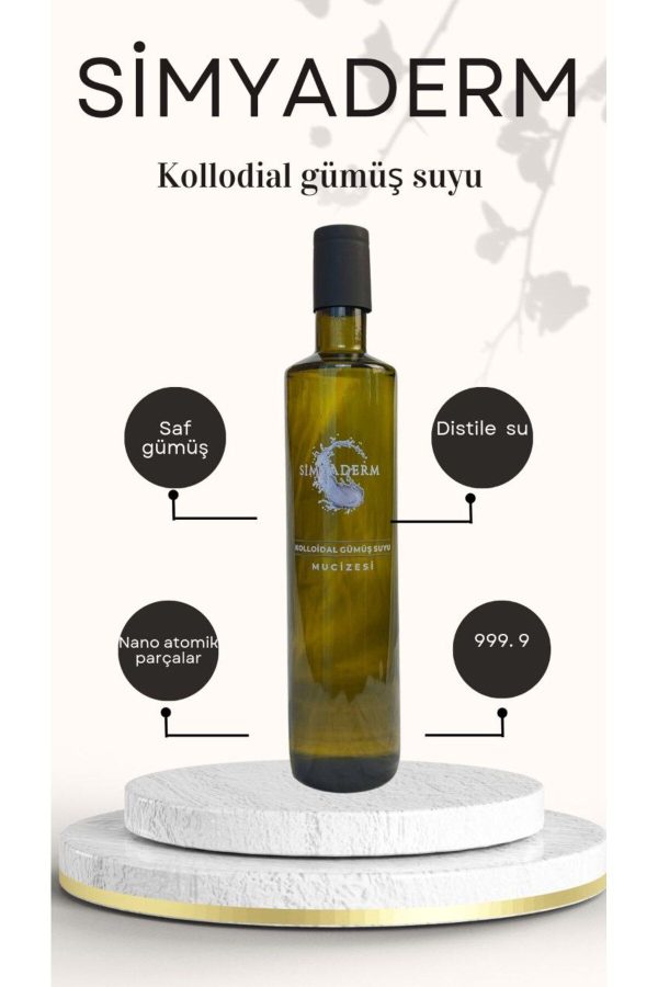 دهانشویه اورجینال برند Simyaderm مدل Kolloidal Gümüş Suyu 750 ml کد 752387907 - Image 3