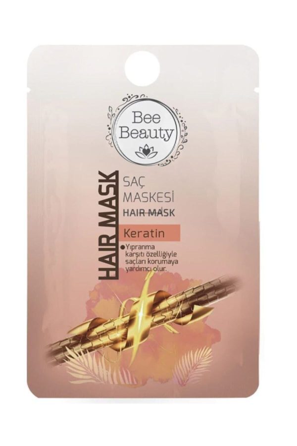 ماسک مو اورجینال برند Bee beauty مدل Keratin Hair Mask 25 Ml کد 78020556