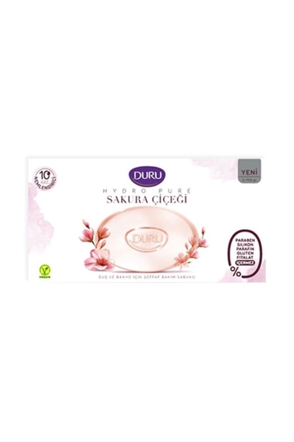 صابون جامد اورجینال برند Duru مدل Pure Sakura Çiçeği [vegan] کد 341216389