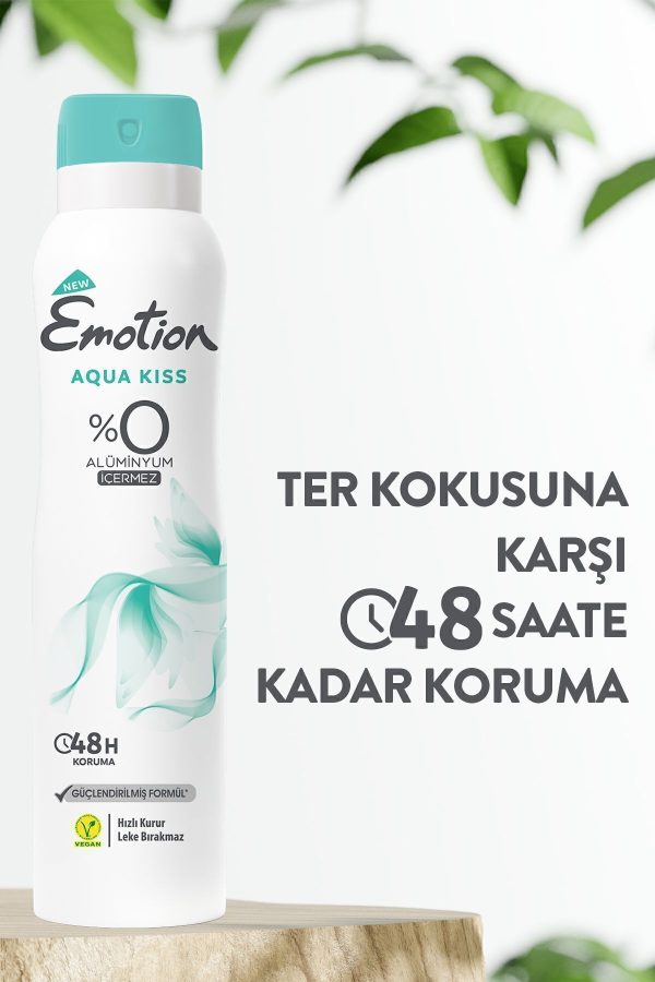 دئودورانت اورجینال برند Emotion مدل Aqua Kiss 3lü کد 3541314 - Image 4