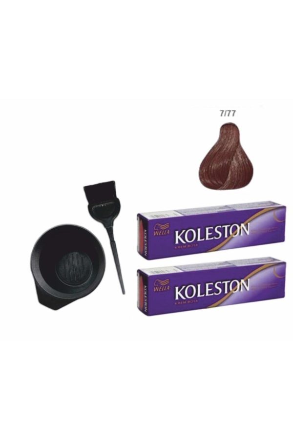 رنگ مو اورجینال برند Wella مدل 7/77 Işıltılı Kahve کد 71911534