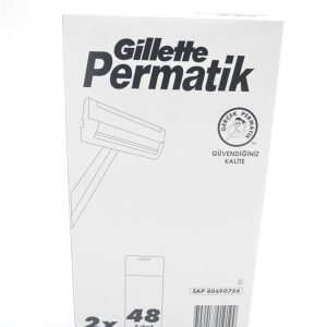 ژیلت و ریش تراش اورجینال برند Permatik مدل Gillette 96 Adet کد 714374506