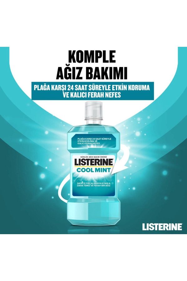 دهانشویه اورجینال برند Listerine مدل Cool Mint Mouthwash 500 Ml کد 7156914 - Image 2